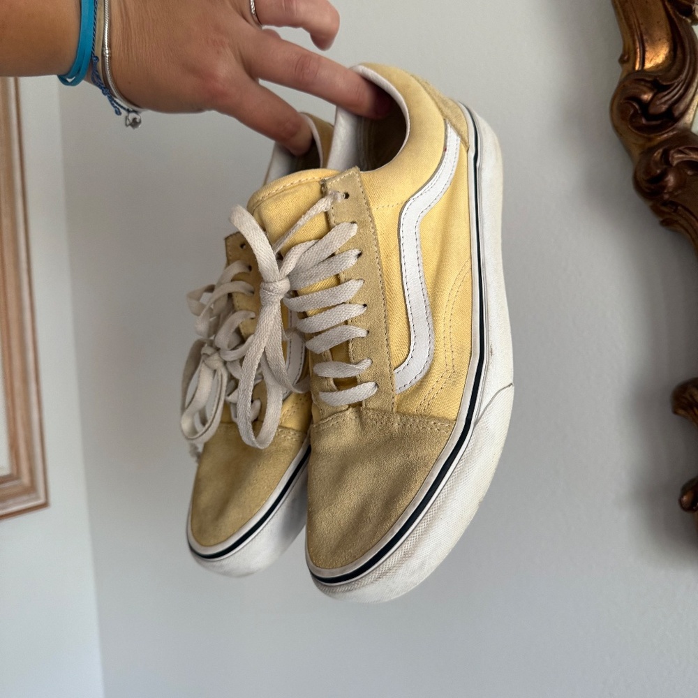 Yellow Vans Women's size 9 - Picture 3 of 10